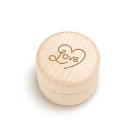 Pudełeczko na pierścionek zaręczynowy - Just Love (Naturalne)