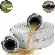 WĄŻ STRAŻACKI 2 cale 52mm 20m DO BRUDNEJ WODY SZAMBA SZYBKOZŁĄCZA DO POMPY