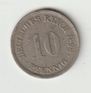Niemcy-Cesarstwo 10 Pfennig 1898 D