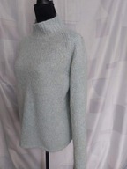 KAFFE ciepły pastelowy sweter z półgolfem /L-XL/