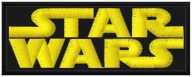 Termo Naszywka Star Wars Logo Gwiezdne Wojny Haft Haftowana Naprasowanka