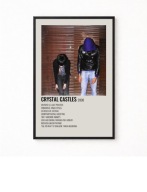 Plakat A4 z ramką CRYSTAL CASTLES 21x29,7cm