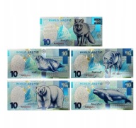Banknoty Kolekcjonerskie WORLD ARCTIC Zestaw Arktyczny UNC Smart xshop