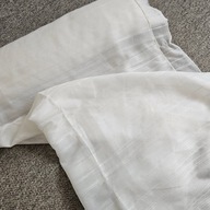 Tkanina woal nabłyszczany wykończony u dołu ołowianką, 2Blk-a