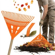 GRABIE OGRODOWE TWORZYWO SZTUCZNE DO TRAWY DO LIŚCI WACHLARZOWE TRZON KIJ