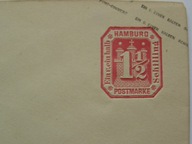 Niemcy - Hamburg - cyfra w tle godło - Ck. Mi. U 3 czysta