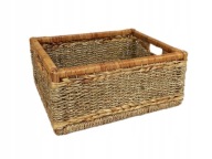 Koszyk Szuflada pojemnik z trawy morskiej 42x32x19,5 cm