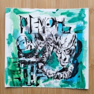 ORYGINALNA AKWARELA RYSUNEK TUSZEM IMPROWIZACJA PEYOTL