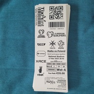 Bilet Malta - Polska 1 zgięcie