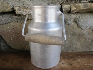 Stara aluminiowa kanka _1 L/OZDOBA_VINTAGE PRL