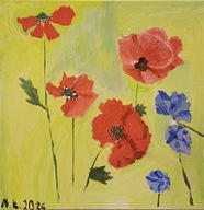 WOŚP - Malujemy dobro - obraz „Maki”