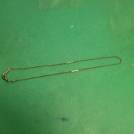 pozłacana zabytkowa dewizka do zeg.kieszonki -50cm