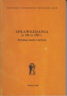 Sprawozdania Poznańskie Towarzystwo Przyjaciół Nauk WNoSz 100 ; jak nowa