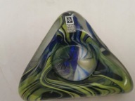 MDINA GLASS MALTA- ŚLICZNY ŚWIECZNIK DO GABLOTY SZKŁO MURANO