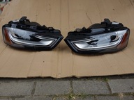 LAMPY LAMPA AUDI A4 S4 B8 LIFT BI-XENON LED USA KOMPLET LEWY PRAWY