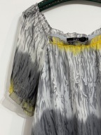 243 bluzka falbanki ombre lato upał dekolt karo Zay M skandynawska