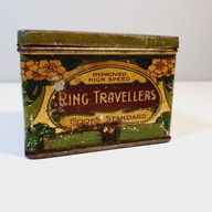 METALOWA PUSZKA OPAKOWANIE CIASTECZKA PRL