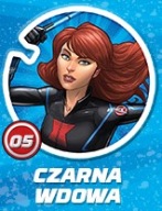 Shieldz Marvel Circle K Żetony nr 5 Czarna Wdowa