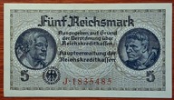 II wś 5 RMk [1939-44] J 1835485 Stan unc