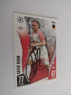 Karta topps mach attax autograf RB Leipzig Champions League David Raum