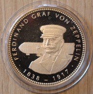 FERDINAND GRAF VON ZEPPELIN, NUMIZMAT - SREBRO 999, WAGA 20 GRAM