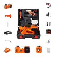 Podnośnik Samochodowy Elektryczny Hydrauliczny 180W 5T Klucz Udarowy+Pompka