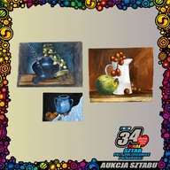 Zestaw obrazów "Martwa natura" - Aukcje 34. Finał WOŚP