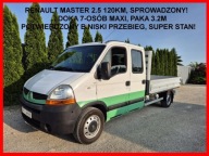 Renault Master 2.5 120KM Dubel Kabina Brygadowka 7-osob, Doka Maxi ,paka 3