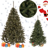 CHOINKA SZTUCZNA JAK ŻYWA 220 CM GĘSTA ZE STOJAKIEM ŚWIERK KAUKASKI PREMIUM