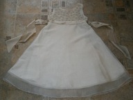 SUKIENKA MONSOON SILK JEDWAB 4-5 LAT 104 /116CM