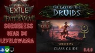 Path Of Exile 2 Gear Do Levelowania SORCERESS Cały EQ Fate of the VAAL