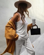 ZARA SWETER KARDIGAN MUSZTARDOWY BLOG R.M/38 NOWY!