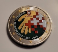 2 Euro PORTUGALIA 2015 150 lat Czerwonego Krzyża - 2 EURO KOLOR