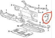 Nowe mocowanie prawe zderzaka Chevrolet Corvette C8 Z06 84361559