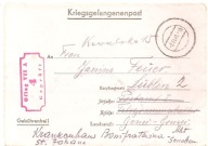 OFLAG VII A -MURNAU -list jeniecki -LUBLIN GG -obieg 1941 rok