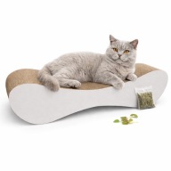 DRAPAK DLA KOTA KARTONOWY LEGOWISKO 71X25X9 CM DUŻY TEKTUROWY XXL LEGOWISKO