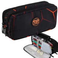 PIÓRNIK SZKOLNY SASZETKA DWUKOMOROWY BEZ WYPOSAŻENIA CZARNY LAVA COOLPACK