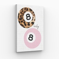 Obraz na płótnie 70x100 Ósemka z pazurem abstrakcja | Pomysł na prezent