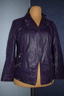 Tovi Franco Kurtka skórzana ramoneska fioletowa prawie nowa_42