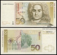 BNA - NIEMCY RFN 50 Marek 1989 AK 8013346 L8 # P40a # VF++