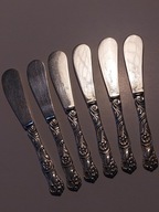 Stare nożyki do masła wzór Amsterdam kpl.6 sztuk