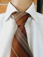 szeroki długi elegancki krawat dziadka retro vintage PRL