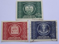 Austria - 75 lat UPU - Mi. 943-45 kasowane