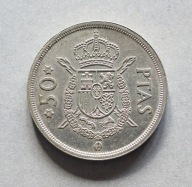 HISZPANIA 50 PESET 1975 (78 W GWIAZDCE) B.ŁADNE