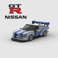 NISSAN SKYLINE GTR R34 - ZESTAW 332 Klocków