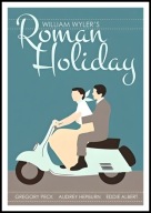 A2 PLAKAT FILM RZYMSKIE WAKACJE ROMAN HOLIDAY AUDREY HEPBURN GREGORY PECK