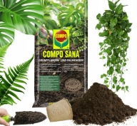 PODŁOŻE DO KWIATÓW ROŚLIN ZIEMIA UNIWERSALNA PALM Z NAWOZEM COMPO 10L