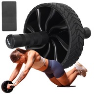 KOŁO DO ĆWICZEŃ AB WHEEL FIZYO Z MATĄ TRENING BRZUCHA CORE FITNESS
