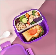 ZESTAW LUNCHBOX ŚNIADANÓWKA BIDON PUDEŁKO POJEMNIK NA ŚNIADANIE 2w1