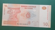 Banknot 10 Franków 2003 UNC, Kongo